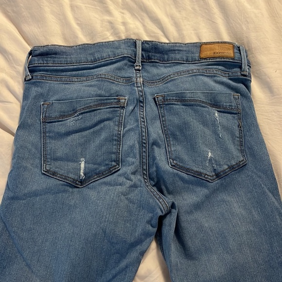 Womens Express Jeans, stretch performance, ankle legging, mid rise, size 6r - Picture 5 of 6